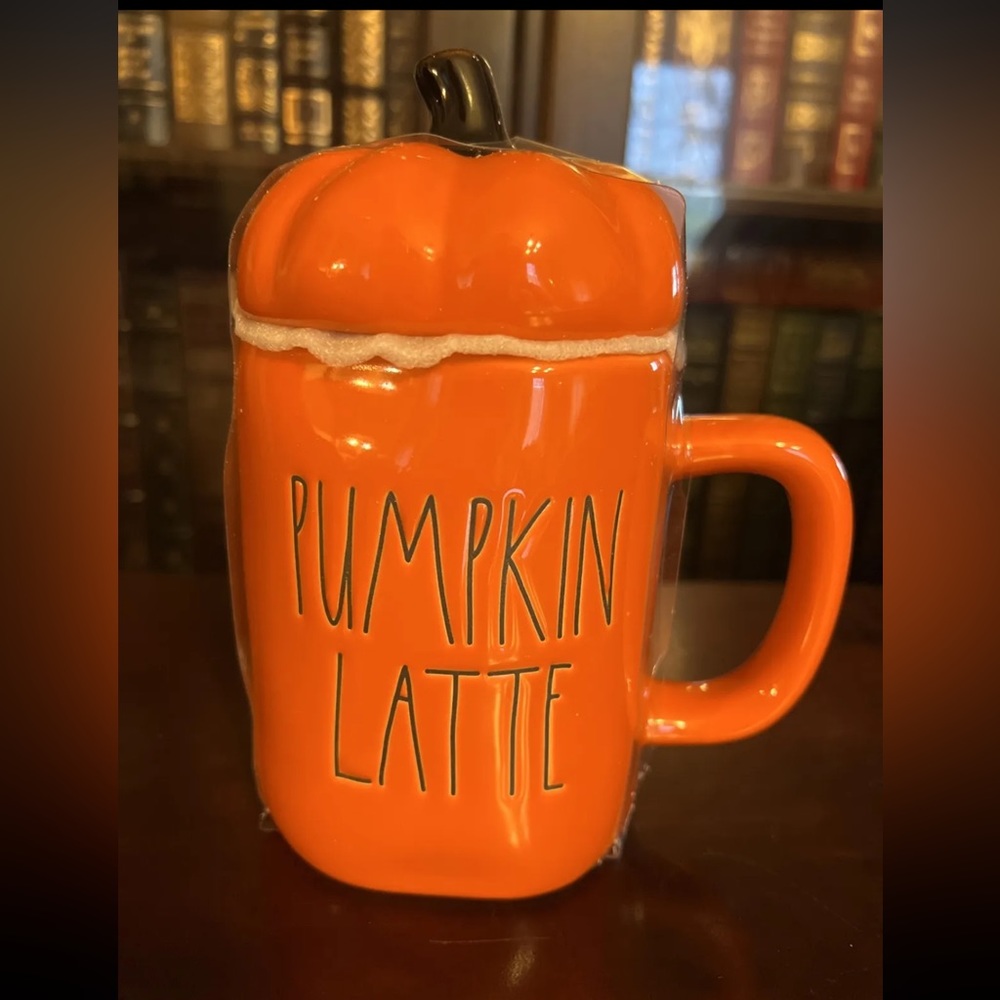 Rae Dunn Artisan Collection Pumpkin Latte Figural Mug, Fall Decor Halloween